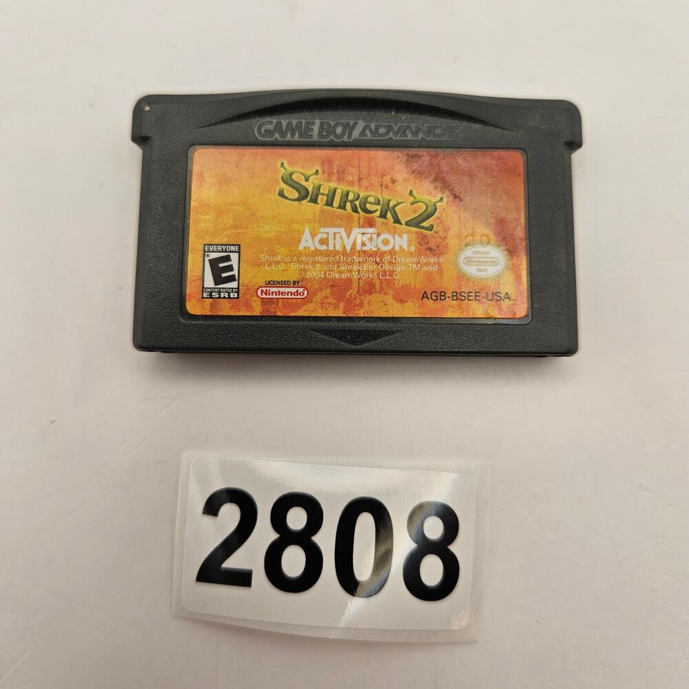 SHREK 2 NINTENDO GAMEBOY ADVANCE GAME TESTED AUTHENTIC